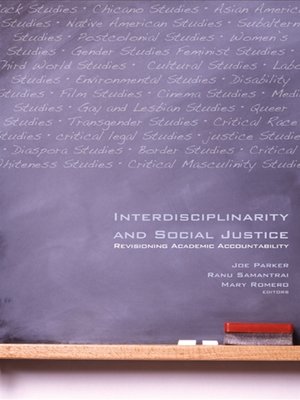 cover image of Interdisciplinarity and Social Justice
